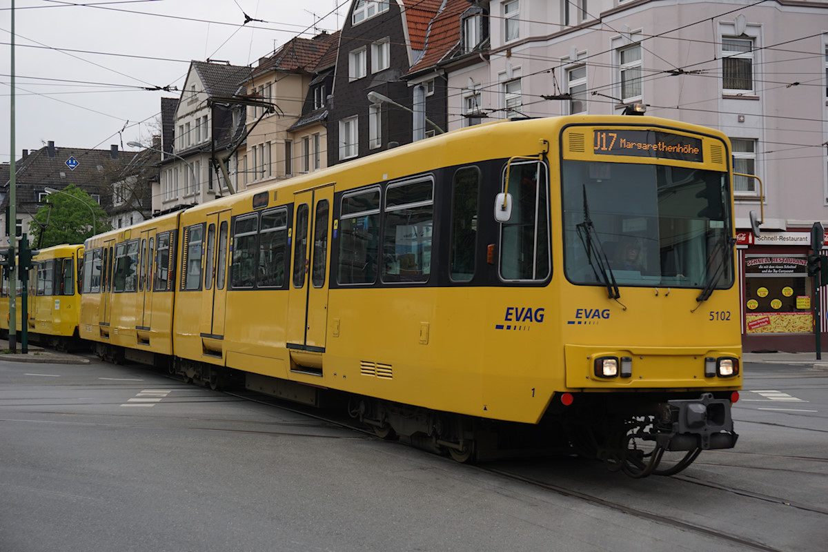 Essen - Mülheim an der Ruhr, Duewag B80C # 5102