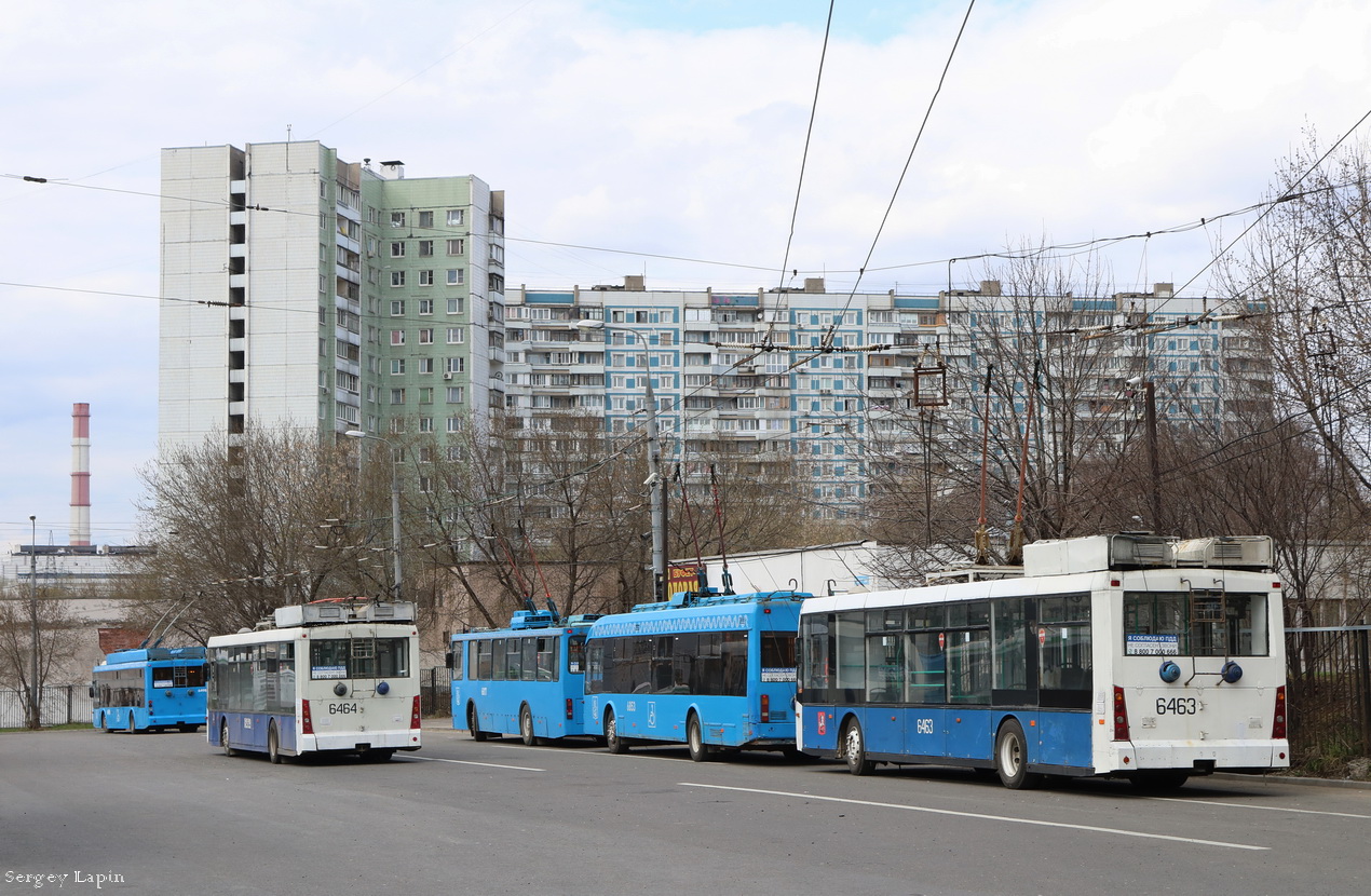 Москва, Тролза-5265.00 «Мегаполис» № 6464; Москва, Тролза-5265.00 «Мегаполис» № 6463