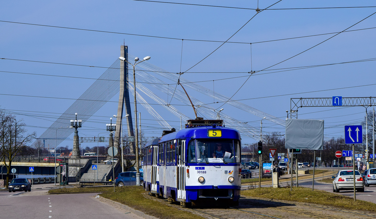 Riga, Tatra T3A № 30188