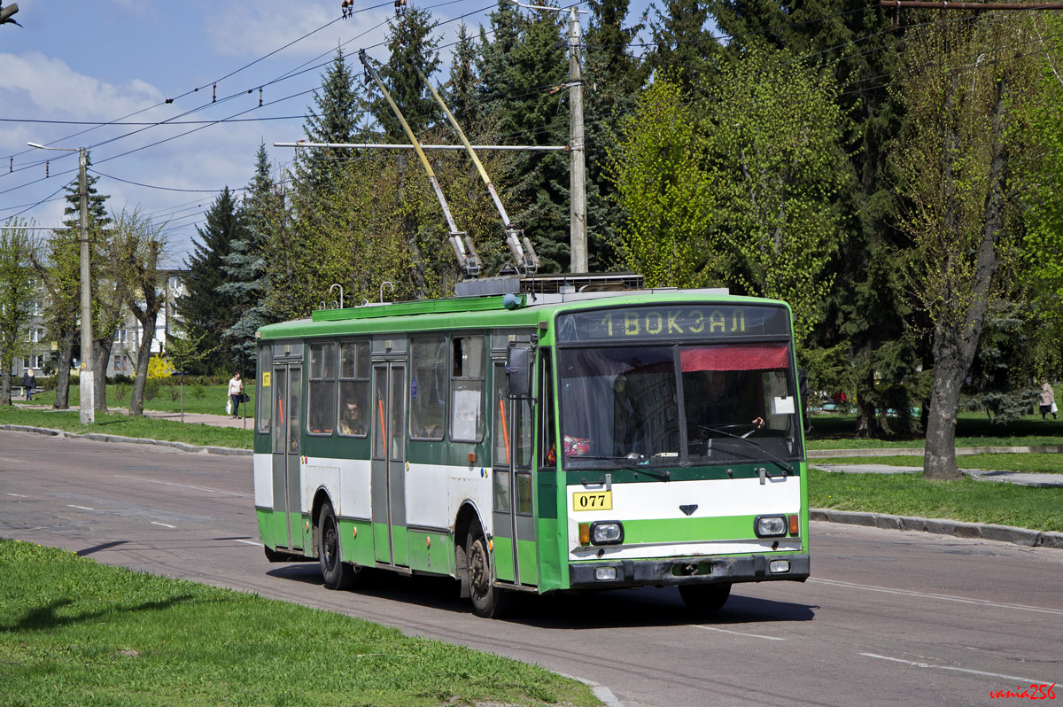 Житомир, Škoda 14TrM № 077