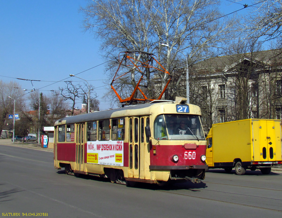 Kharkiv, Tatra T3SU N°. 660