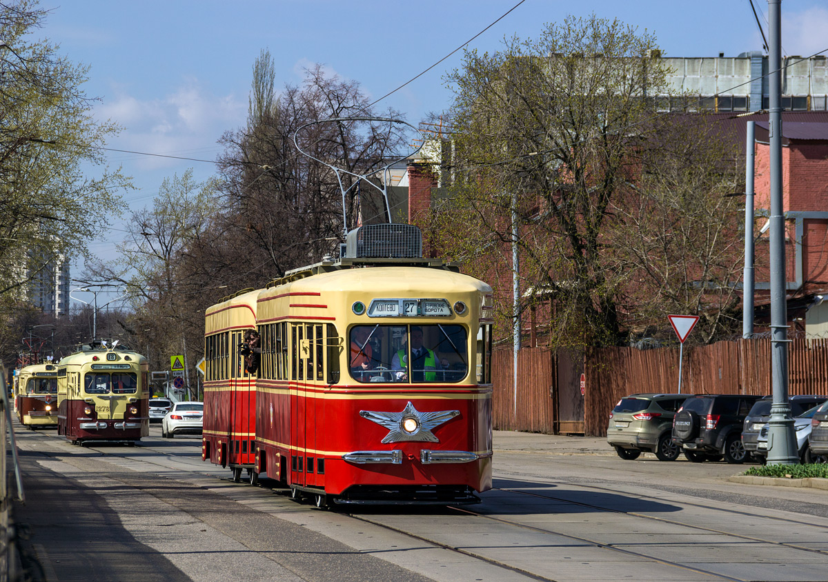 Moskva, KTM-1 č. 0002; Moskva — 119 year Moscow tram anniversary parade on April 21, 2018