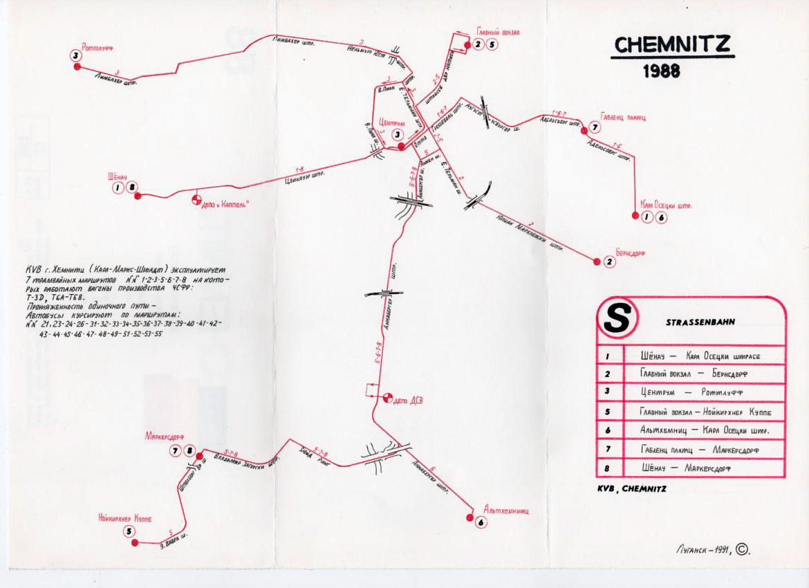 Chemnitz — Maps • Netzpläne