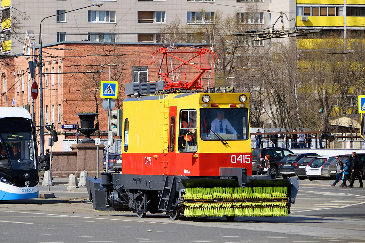 Moscow, VTK-01 # 0415; Moscow — 119 year Moscow tram anniversary parade on April 21, 2018