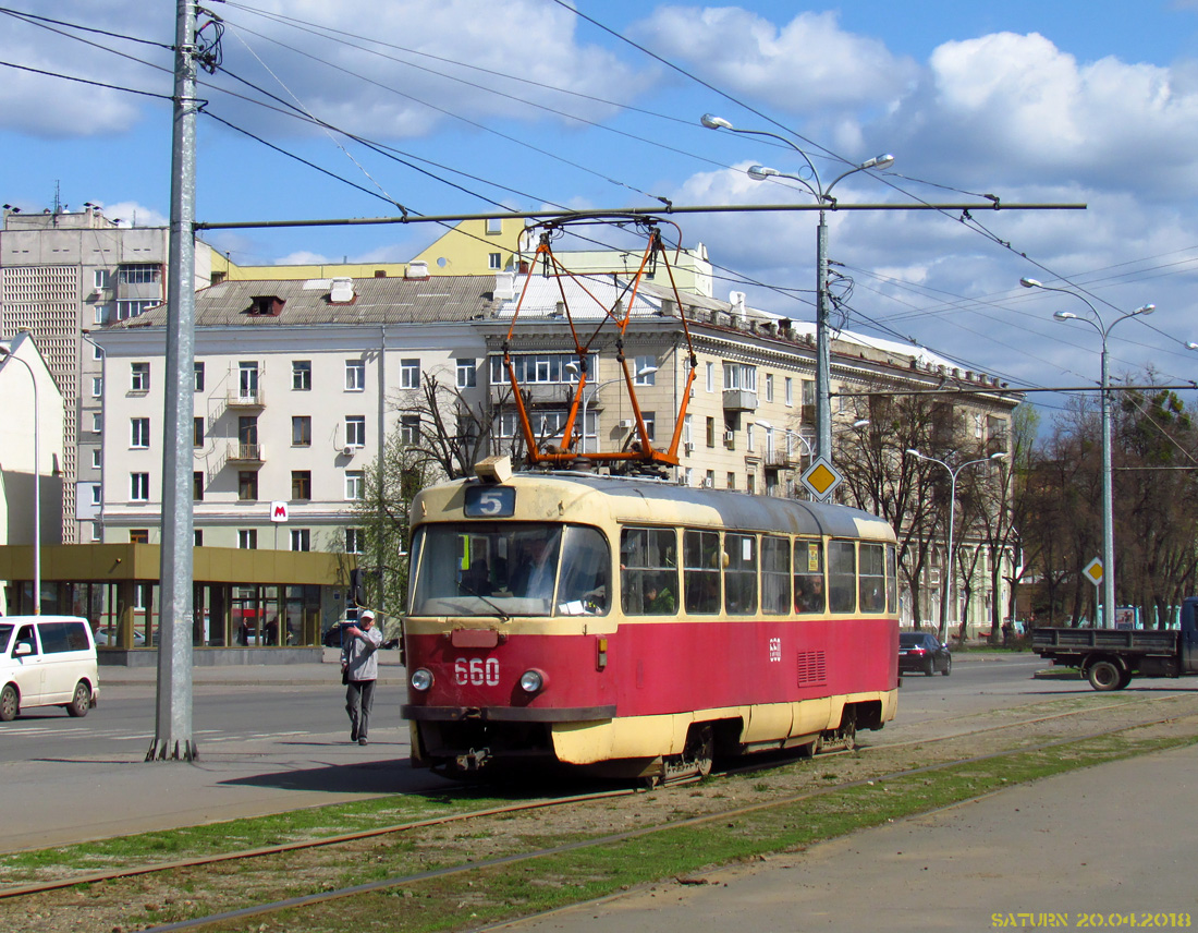 Харьков, Tatra T3SU № 660