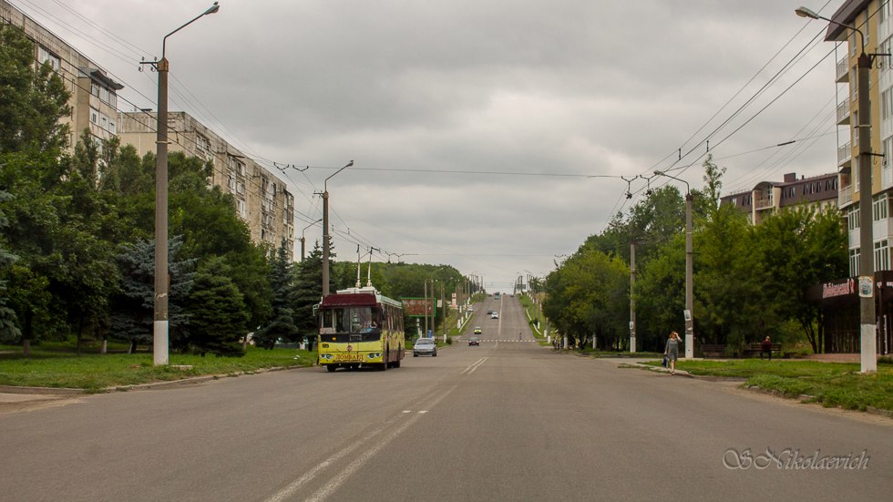 Луганск — Троллейбусные линии и инфраструктура