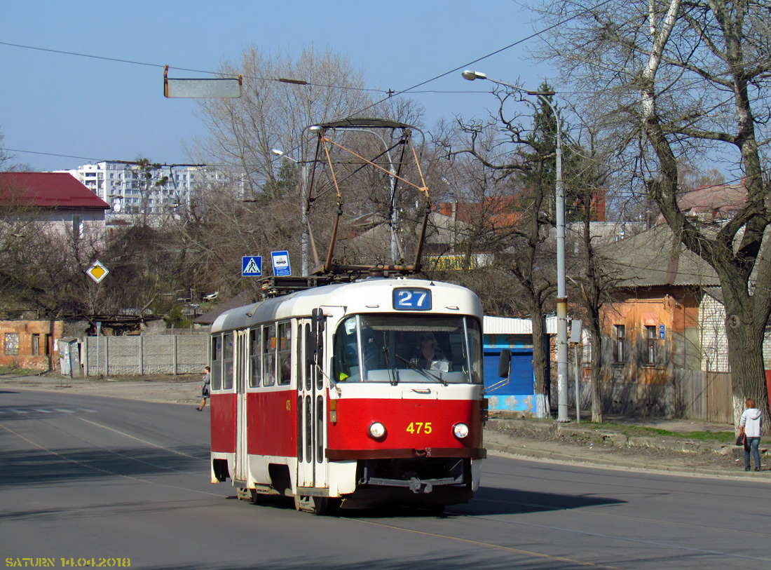 Kharkiv, Tatra T3A № 475