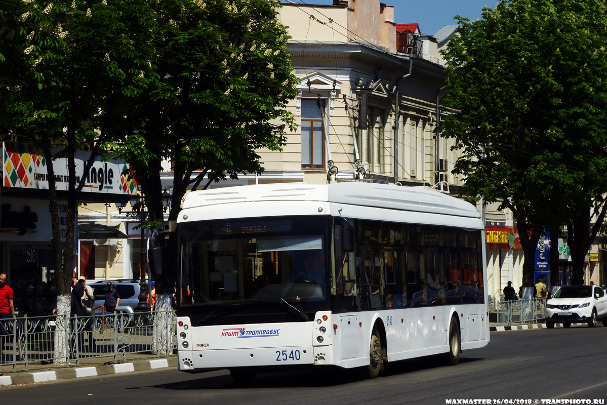 Crimean trolleybus, Trolza-5265.02 “Megapolis” # 2540