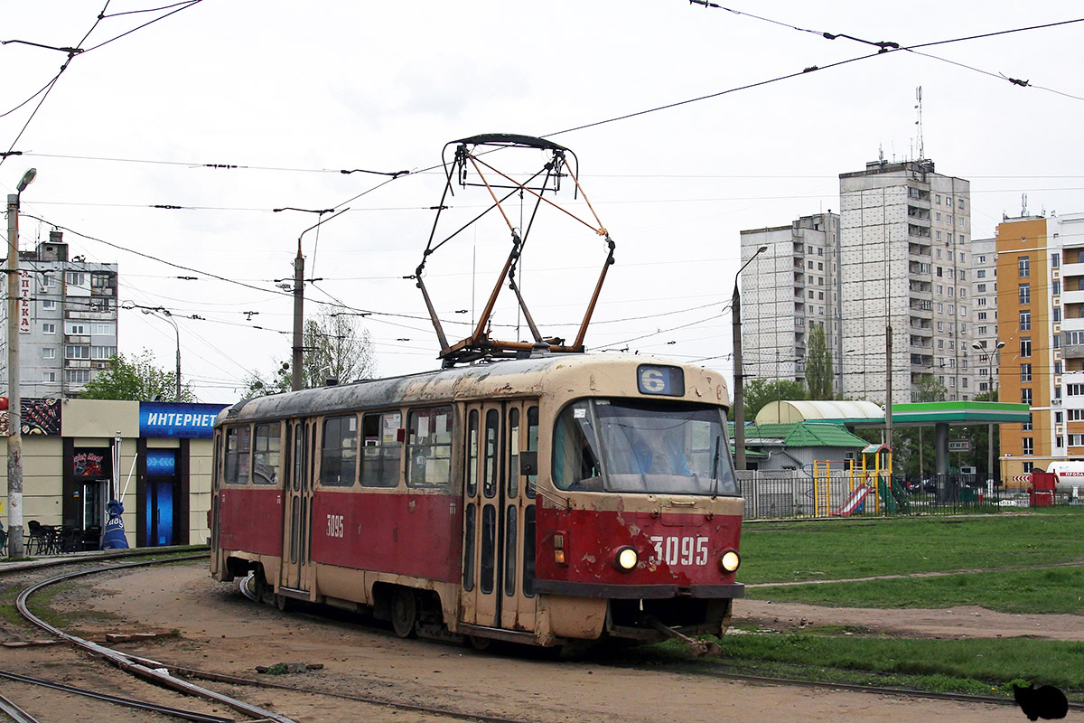 Харьков, Tatra T3SU № 3095