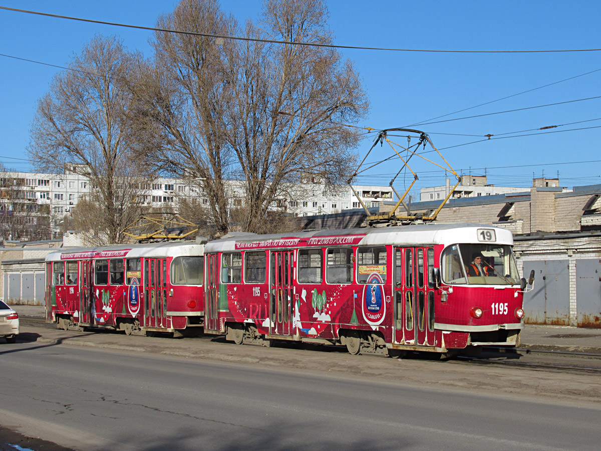 Самара, Tatra T3SU № 1195