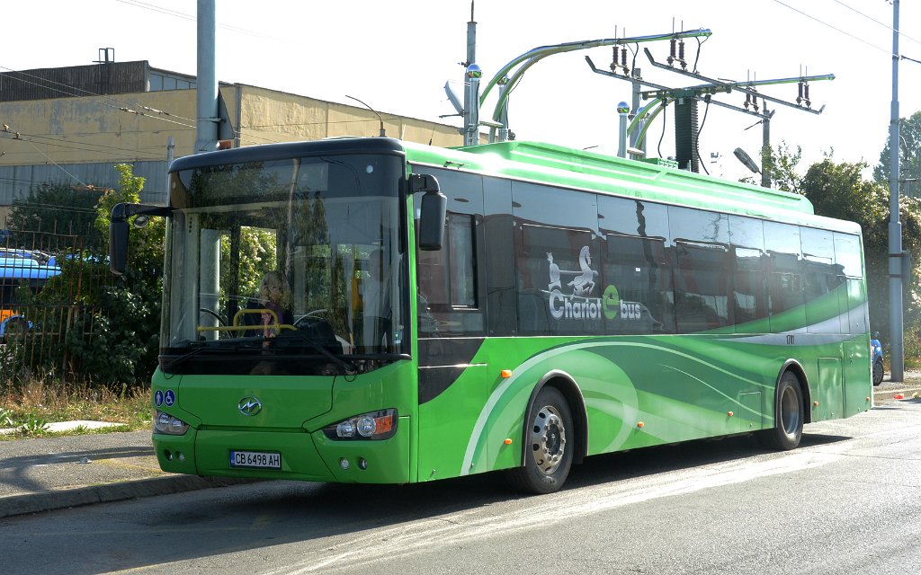 Sofia, Higer KLQ6125GEV3 № 1701; Sofia — Electric bus transport — Charging stations