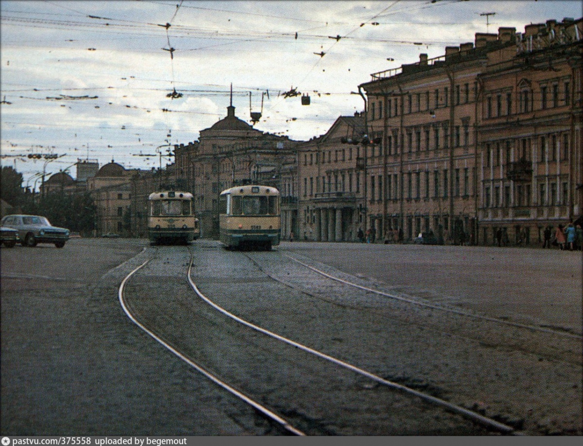 Szentpétervár, LM-57 — 5121; Szentpétervár, LM-57 — 5583; Szentpétervár — Historic Photos of Tramway Infrastructure; Szentpétervár — Historic tramway photos