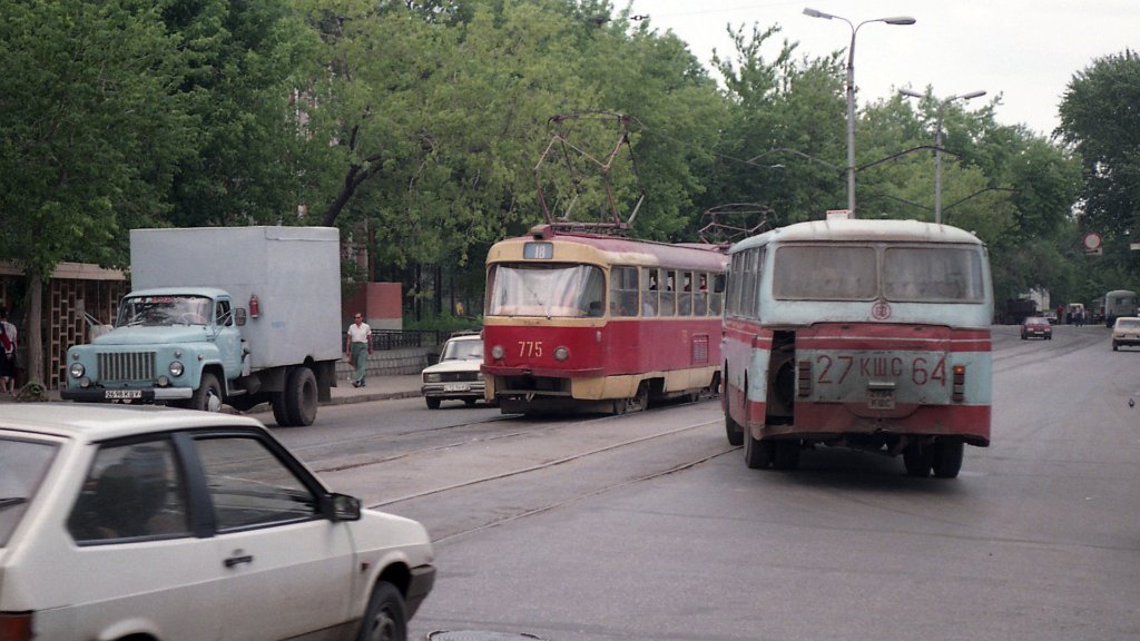 Samara, Tatra T3SU č. 775; Samara — Historical photos — Tramway and Trolleybus (1992-2000)
