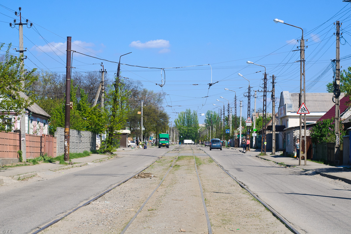 Запорожье — Трамвайная линия Зелёный Яр — завод «Днепроспецсталь»
