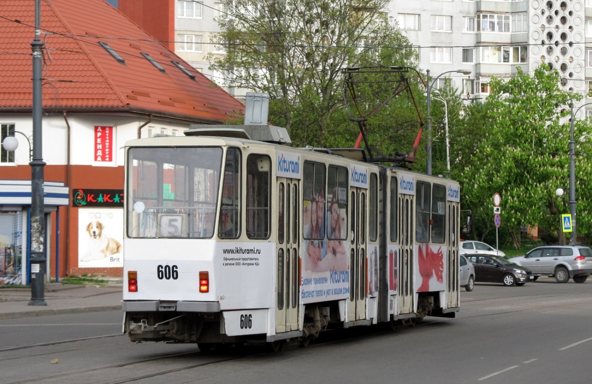 Калининград, Tatra KT4D № 606