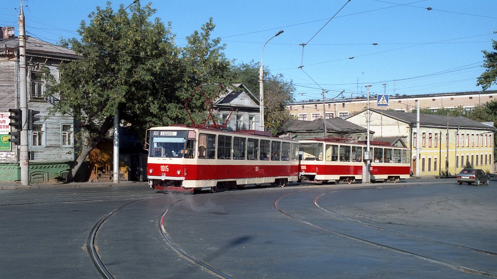 Самара, Tatra T6B5SU № 1015; Самара — Исторические фотографии — Трамвай и Троллейбус (1992-2000)