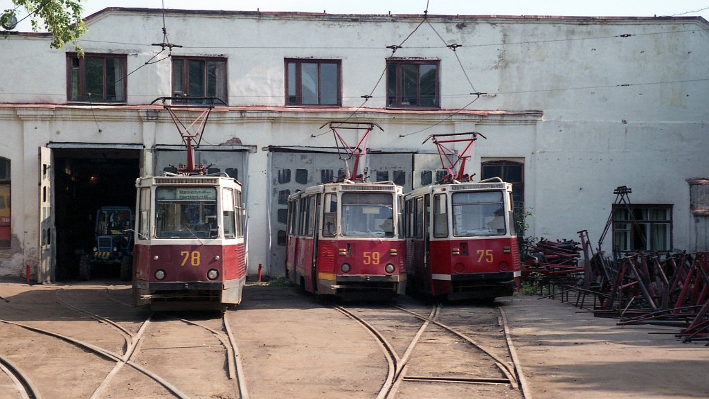 Ярославль, 71-605 (КТМ-5М3) № 78; Ярославль, 71-605 (КТМ-5М3) № 59; Ярославль, 71-605 (КТМ-5М3) № 75