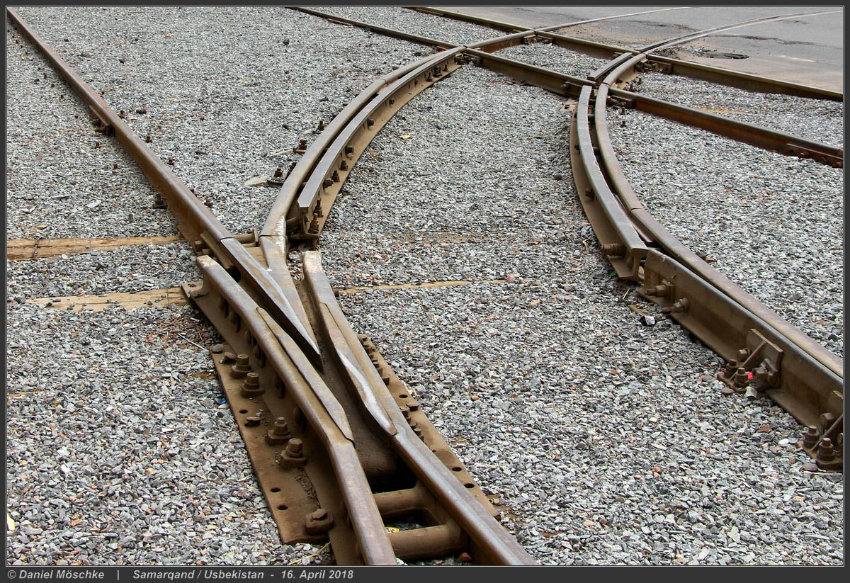 撒馬爾罕 — Tramway Line Construction