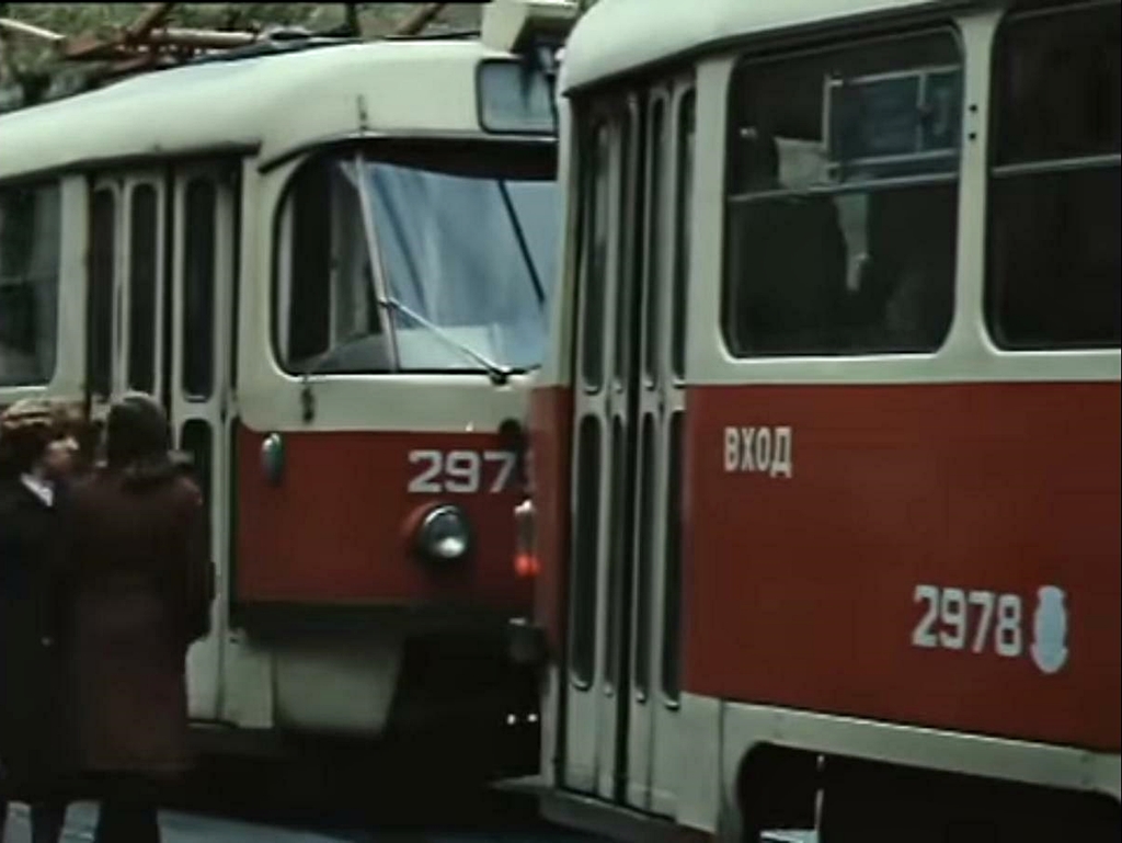 Одесса, Tatra T3SU № 2979; Одесса, Tatra T3SU № 2978; Одесса — Исторические фотографии: трамвай