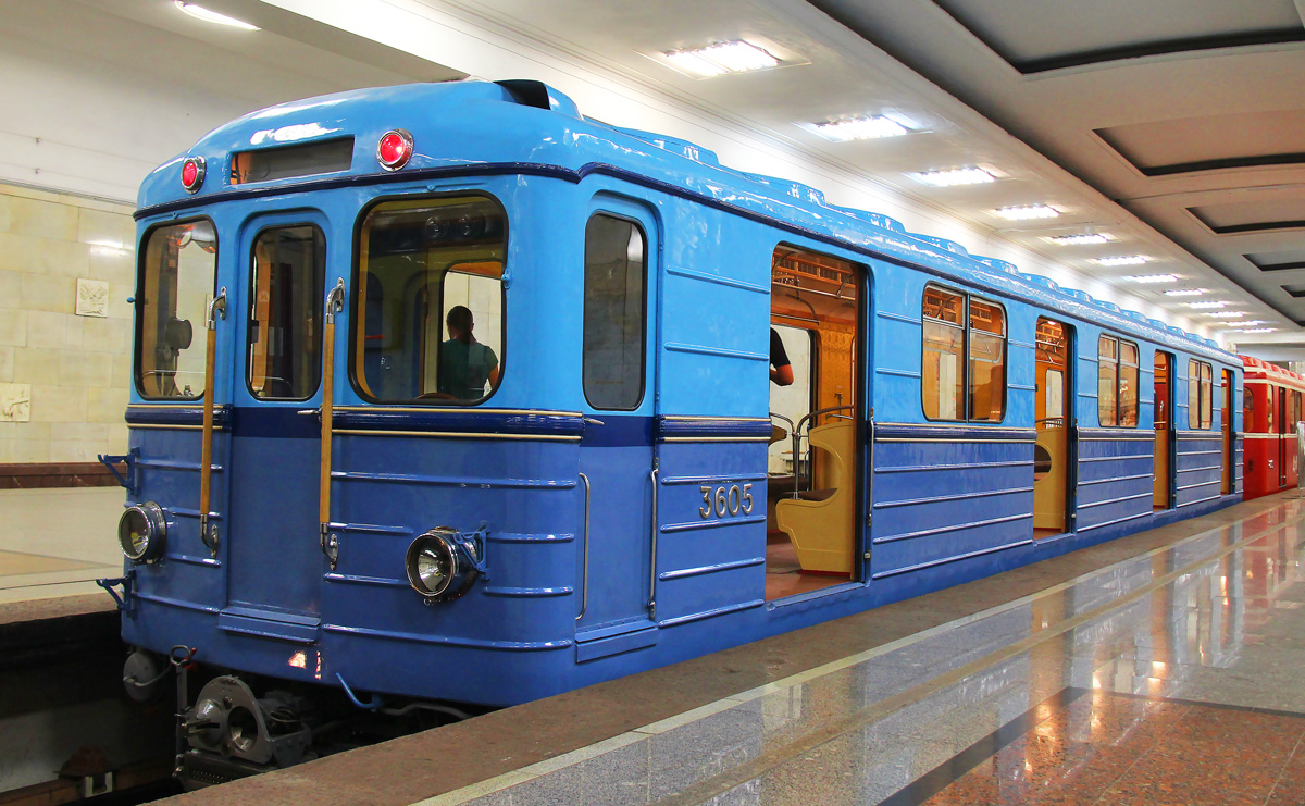 Maskva, E nr. 3605; Maskva — 83 year Moscow metro anniversary exhibition of metro cars on 15/05/2018 — 20/05/2018