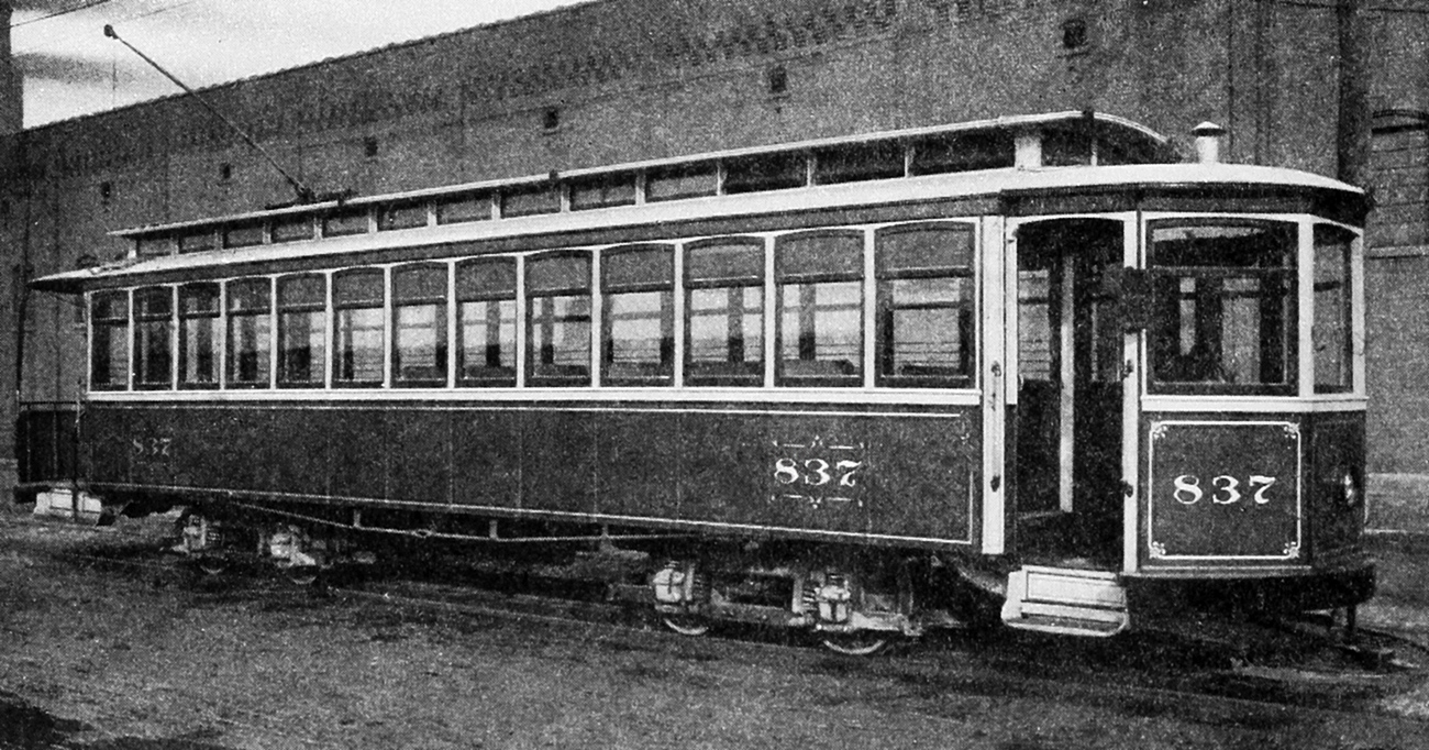 Indianapolis, Cincinnati 4-axle motor car № 837