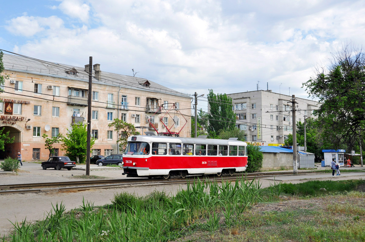 Volgograd, Tatra T3SU (2-door) N°. 2670