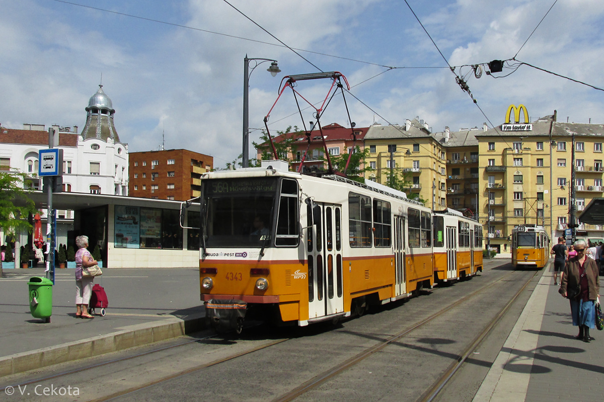 Будапешт, Tatra T5C5K2 № 4343