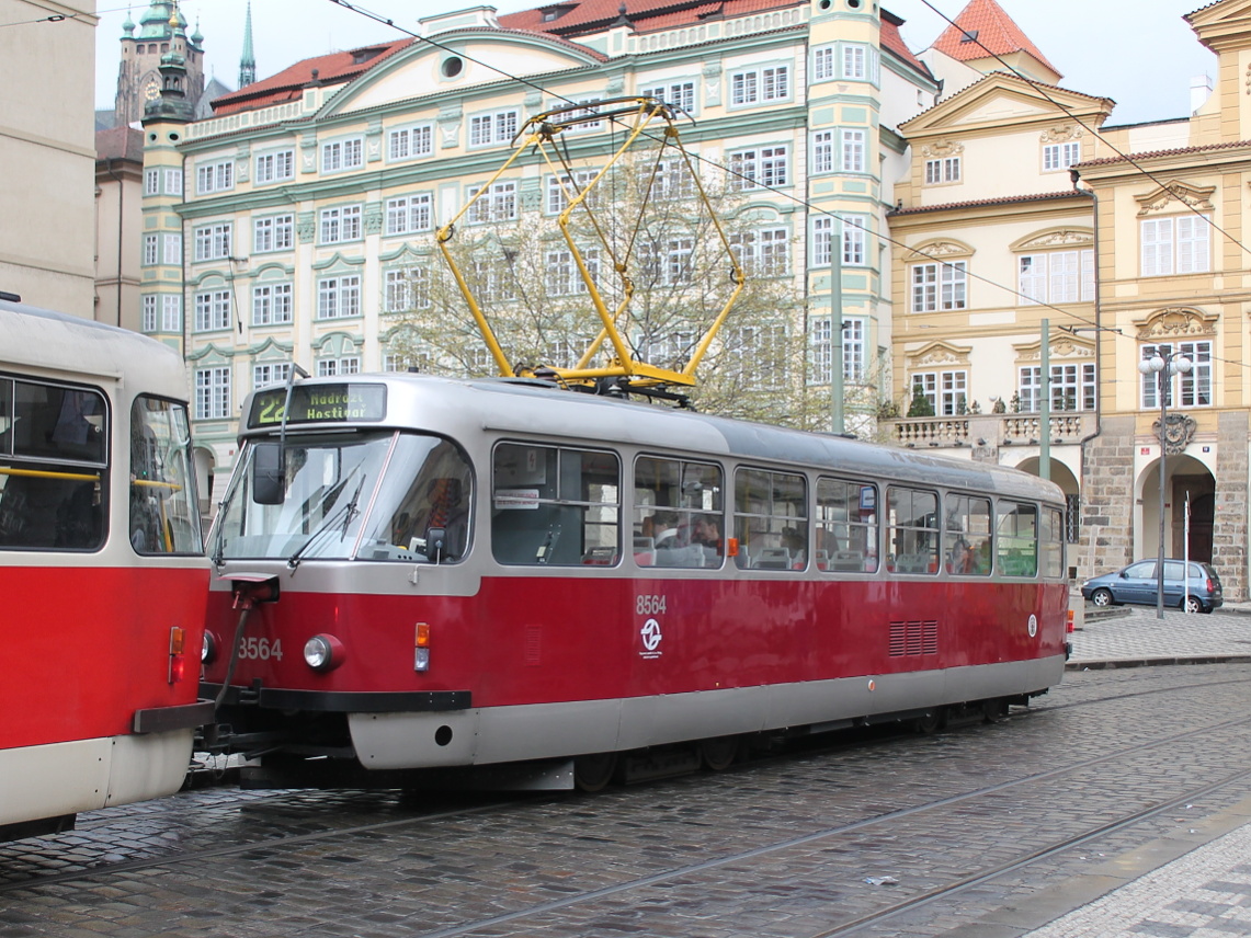 Прага, Tatra T3R.P № 8564