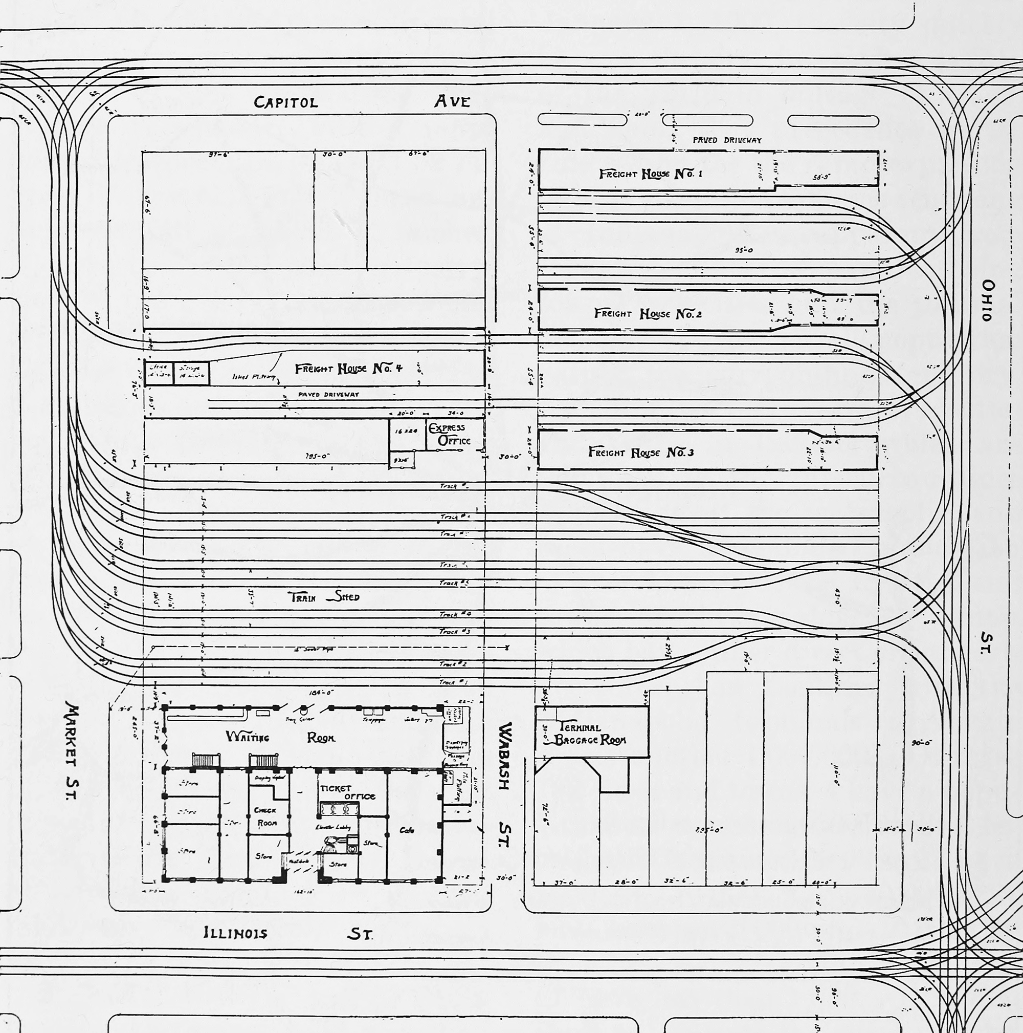 Индианаполис — Indianapolis Traction Terminal; Индианаполис — Схемы