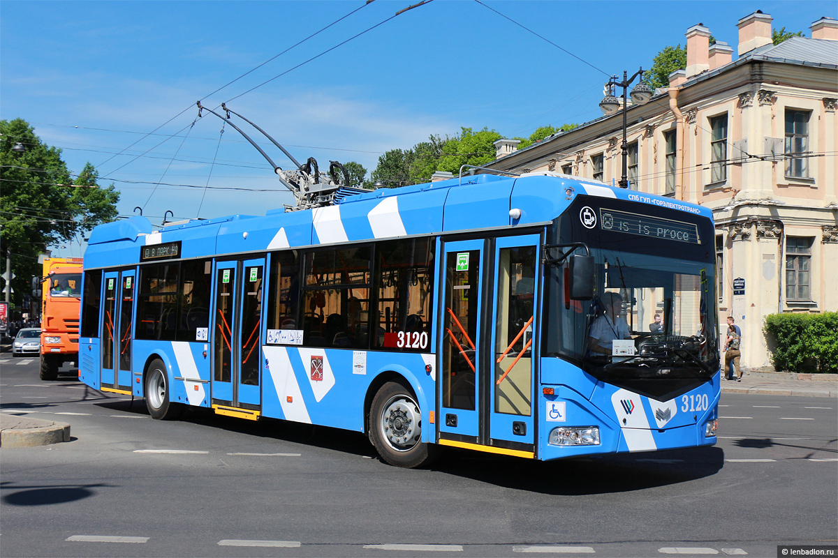 სანქტ-პეტერბურგი, BKM 32100D № 3120; სანქტ-პეტერბურგი — IV parade of retro transport to the 315th anniversary of St. Petersburg