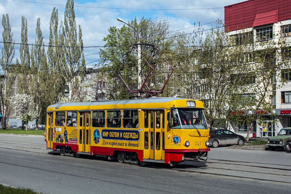叶卡捷琳堡, Tatra T3SU (2-door) # 621