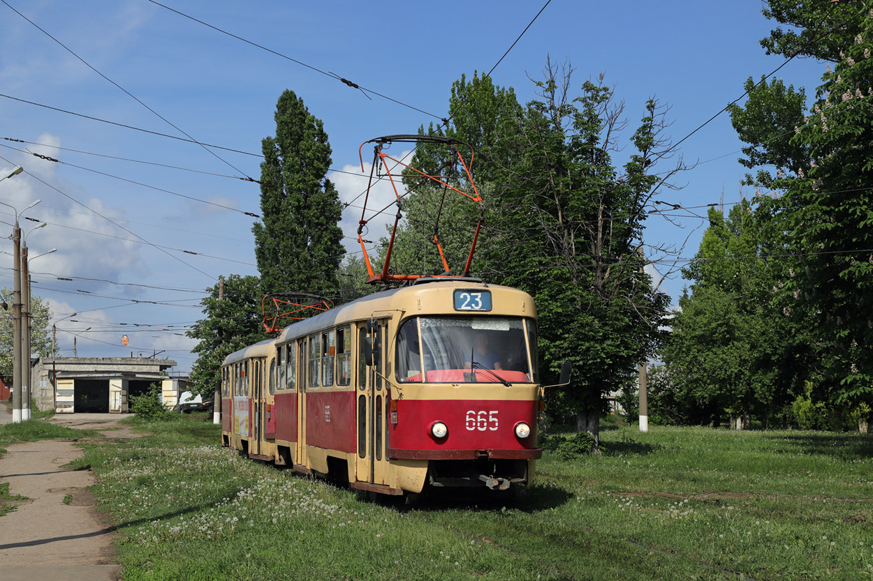 Харьков, Tatra T3SU № 665