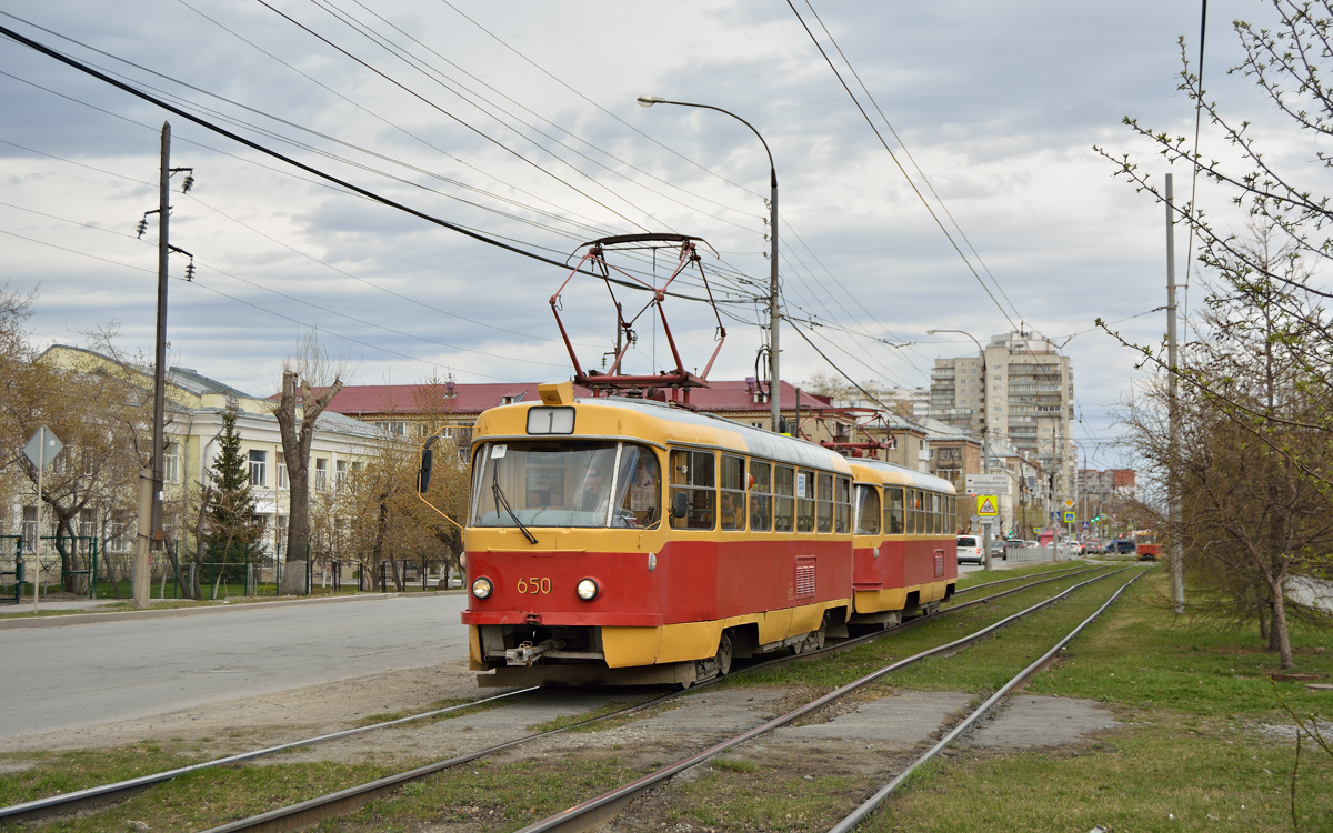 Екатеринбург, Tatra T3SU № 650