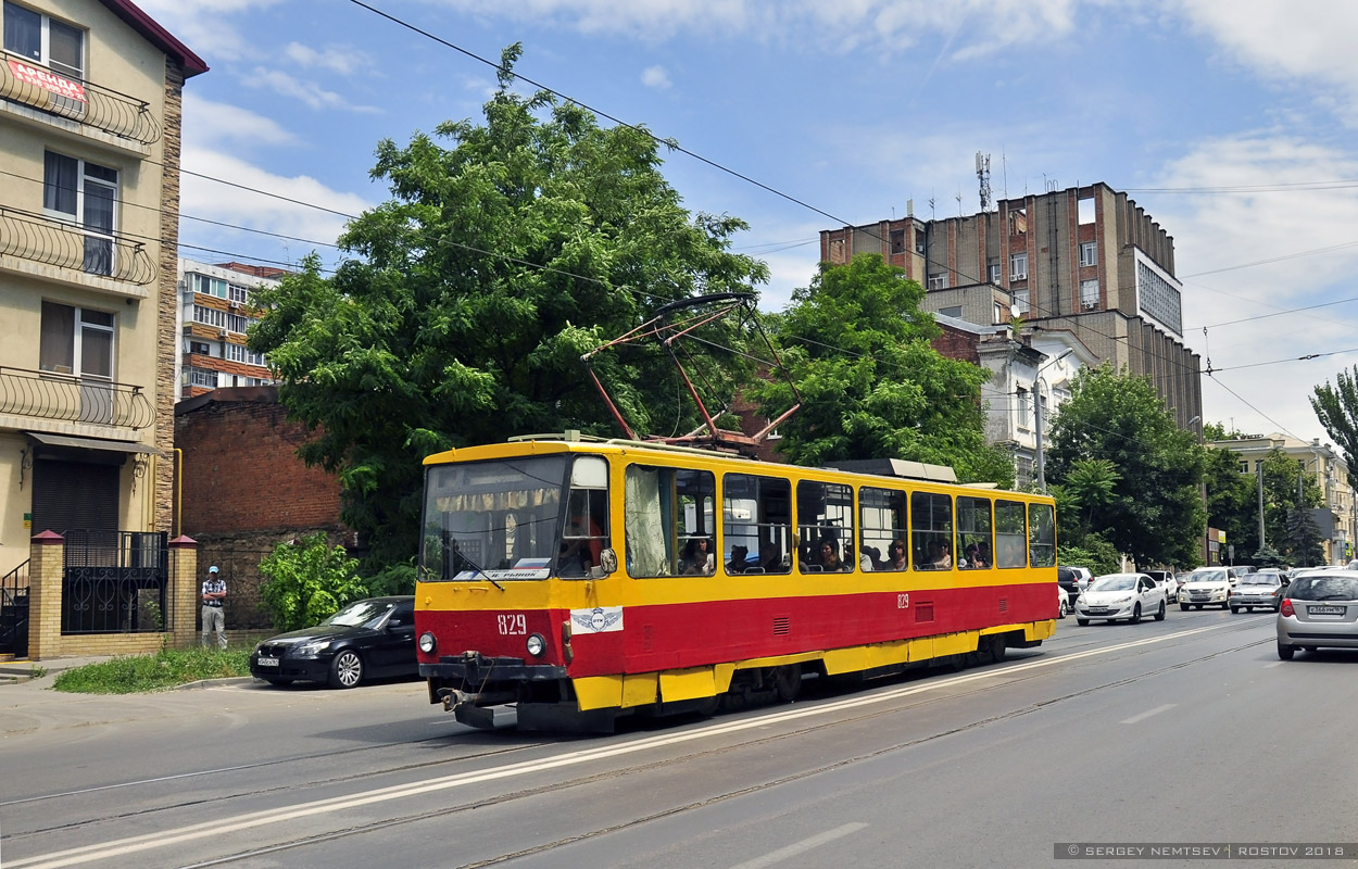 Rostov-na-Donu, Tatra T6B5SU № 829