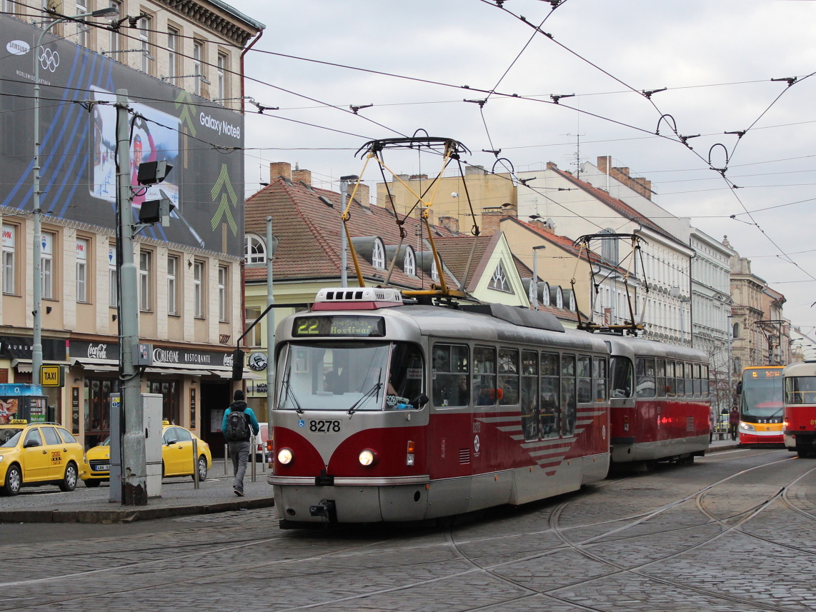 Прага, Tatra T3R.PLF № 8278