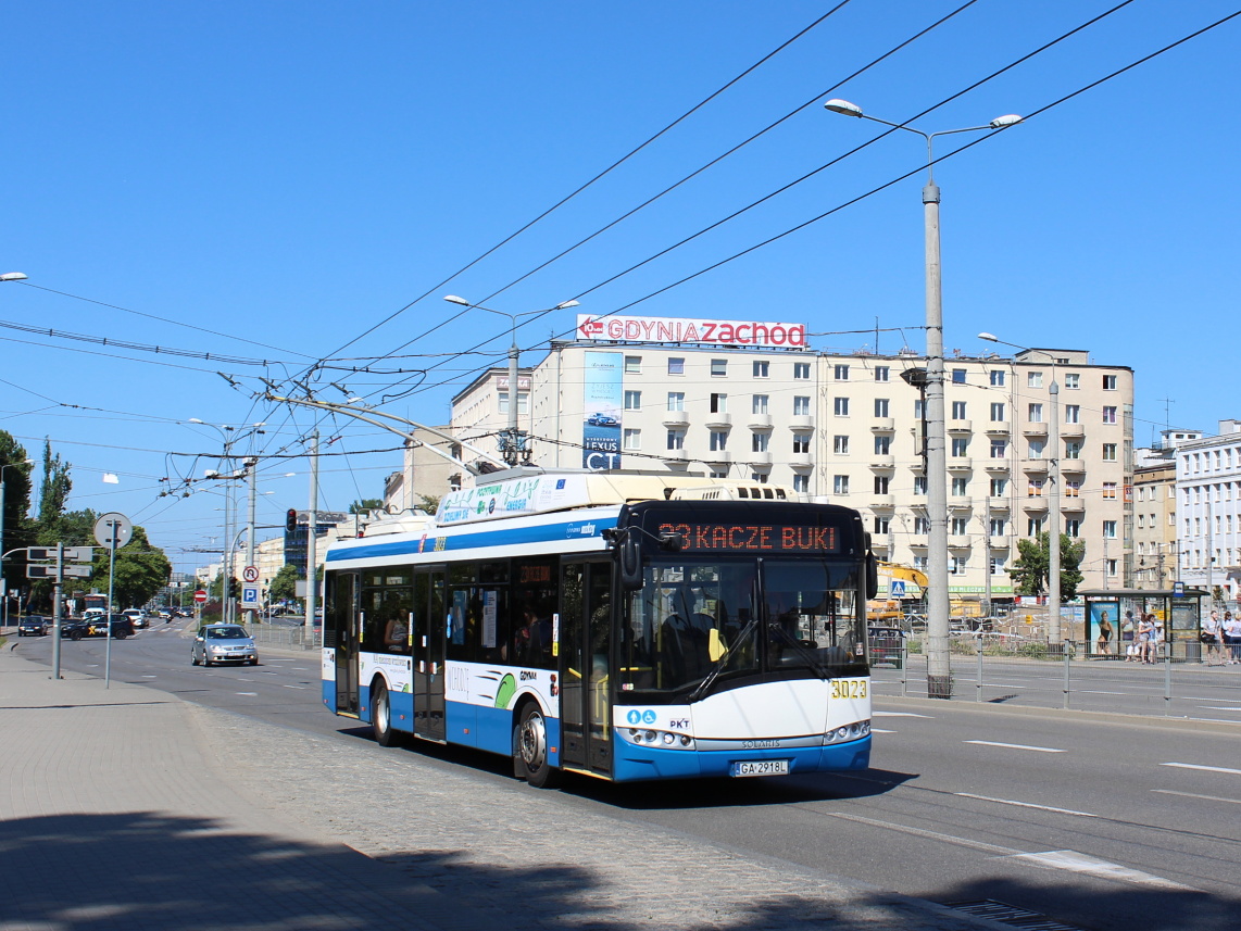 Gdynia, Solaris Trollino III 12 M № 3023