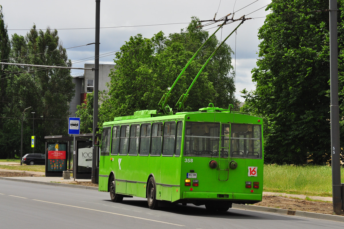 Каўнас, Škoda 14Tr02 № 358
