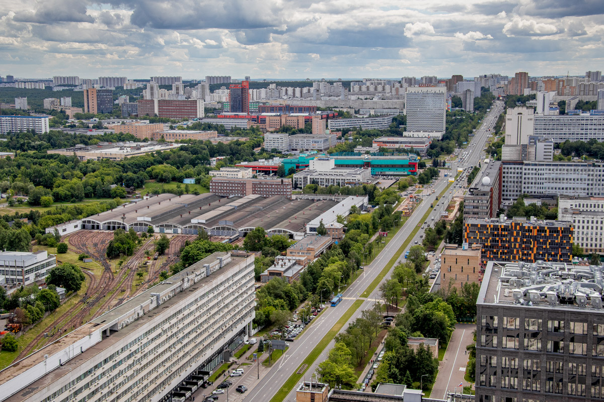 Moskva — Metro — [6] Kaluzhsko-Rizhskaya Line; Moskva — Trolleybus lines: South-Western Administrative District