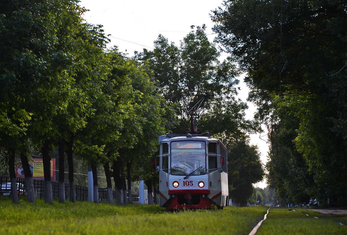 Tver, 71-608KM — 105; Tver — The last years of the Tver streetcar (2017 — 2018)