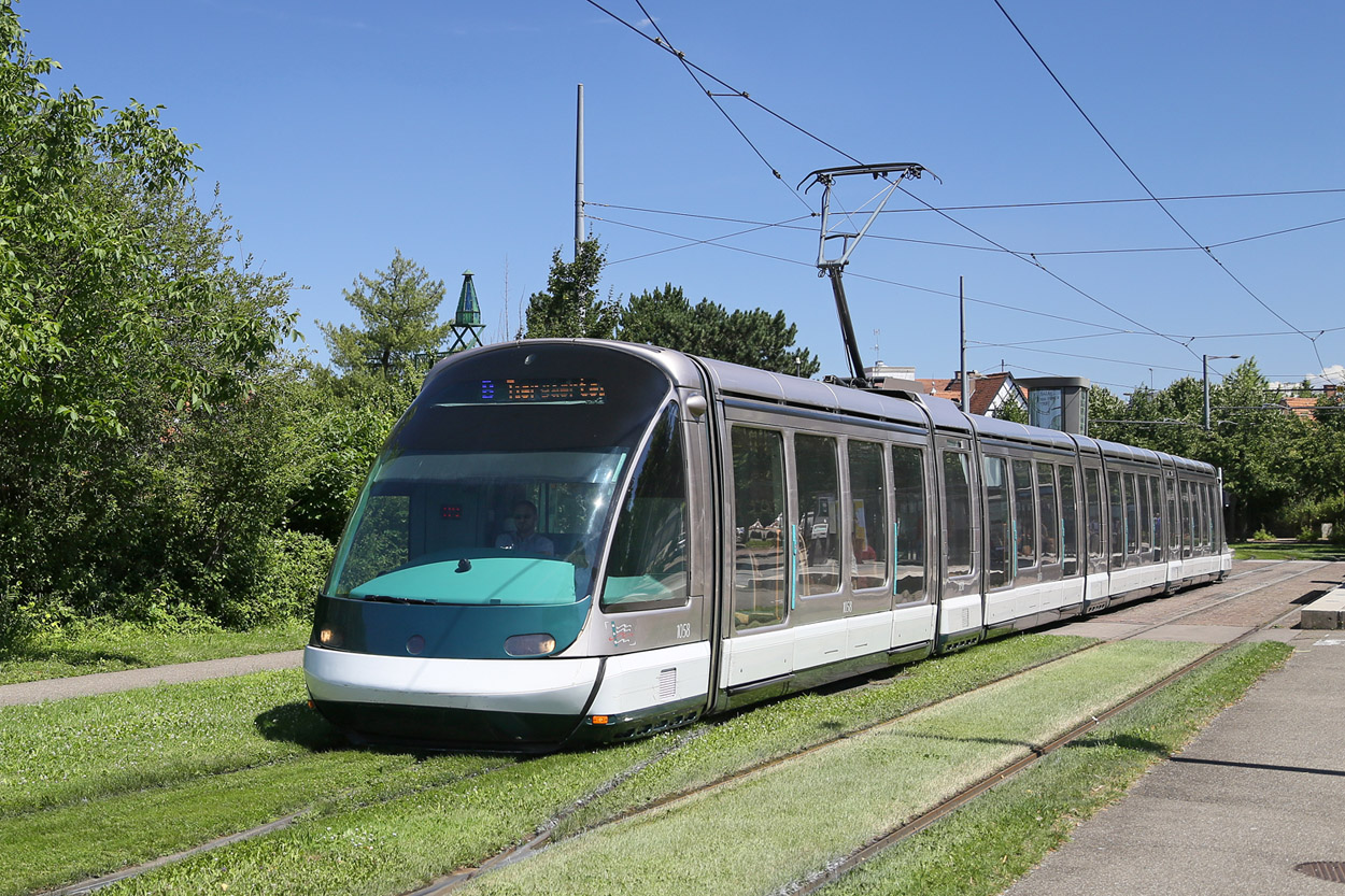Страсбург, Bombardier Eurotram (Flexity Outlook) № 1058