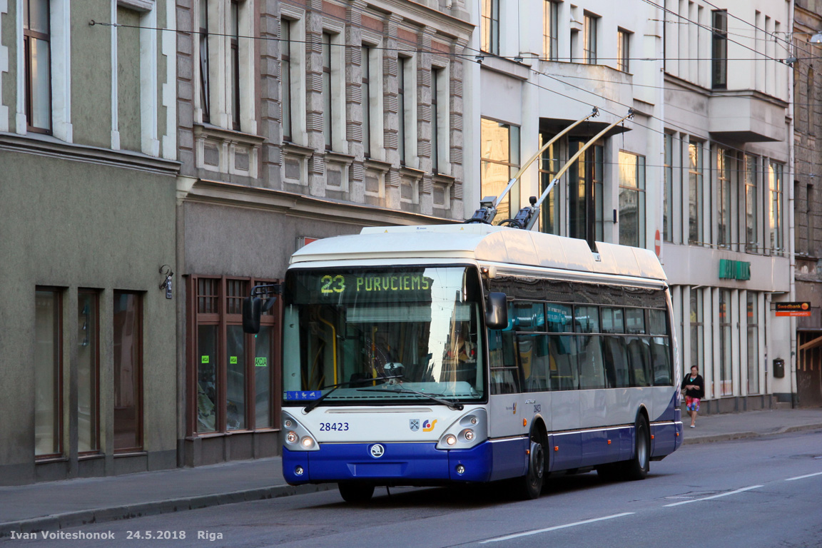 Ryga, Škoda 24Tr Irisbus Citelis Nr 28423