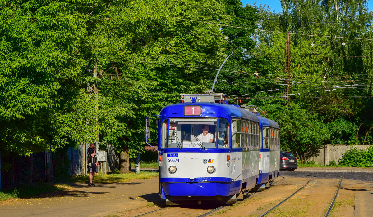 Рига, Tatra T3A № 50574; Рига, Tatra T3A № 50585