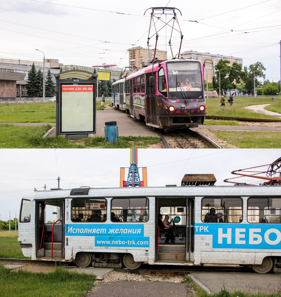 Ніжні Ноўгарад, Tatra T3SU КВР ТРЗ № 2688; Ніжні Ноўгарад, Tatra T3SU КВР ТРЗ № 2680; Ніжні Ноўгарад — Разные фотографии