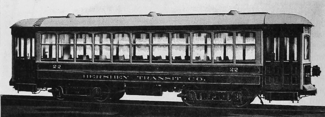 Hershey, Brill 4-axle motor car Nr. 22