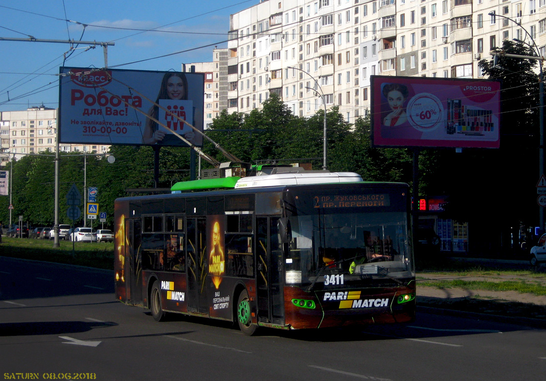 Kharkiv, LAZ E183A1 N°. 3411
