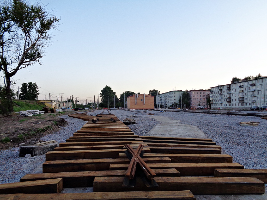 St Petersburg — Tram lines construction