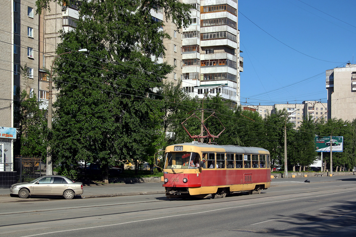 Yekaterinburg, Tatra T3SU # 222