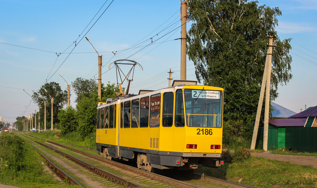 Новосибирск, Tatra KT4DM № 2186