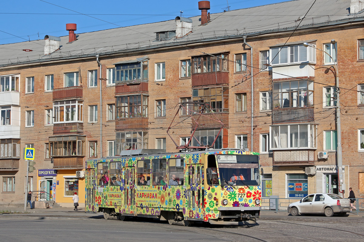 Екатеринбург, Tatra T6B5SU № 727