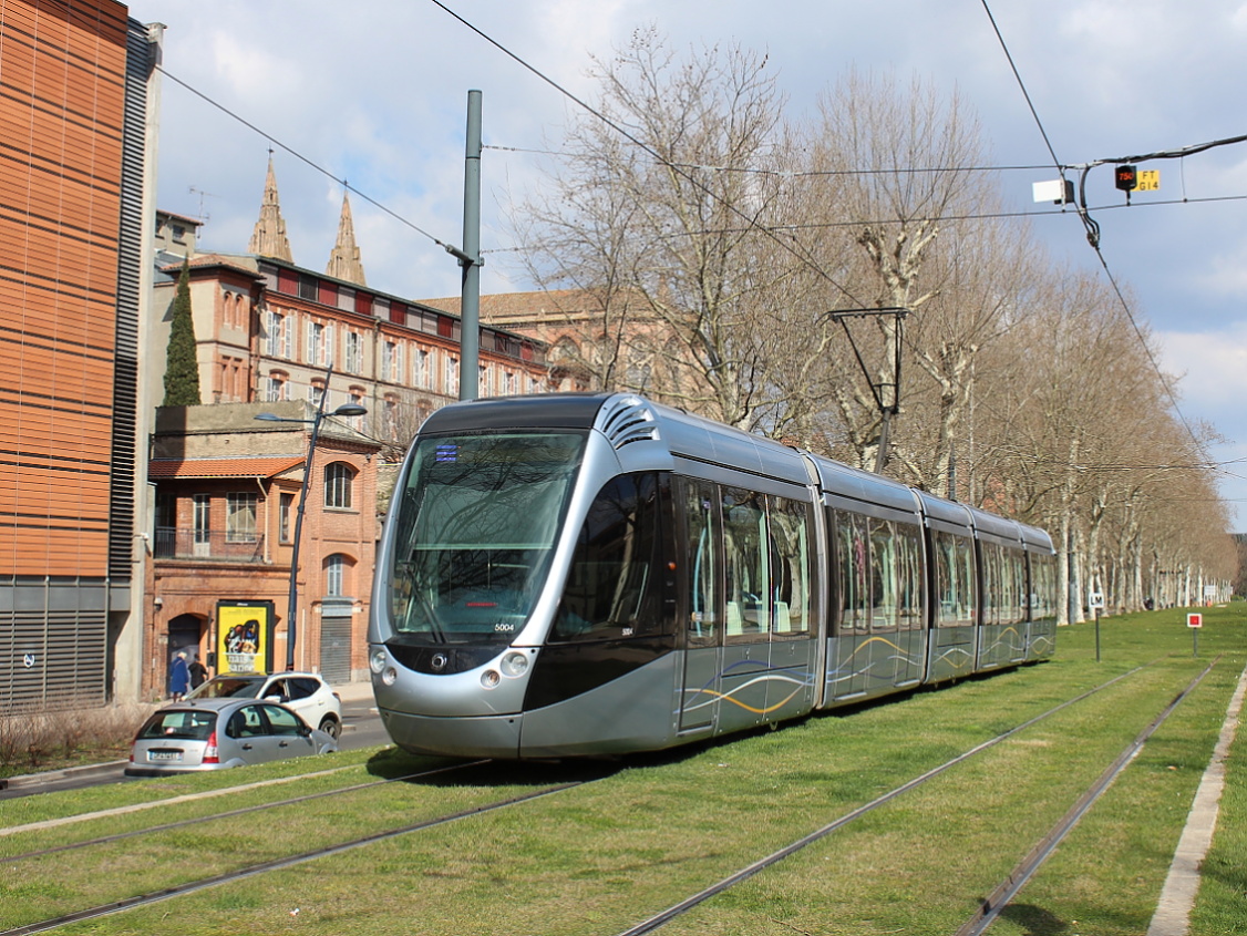 Toulouse, Alstom Citadis 302 Nr 5004